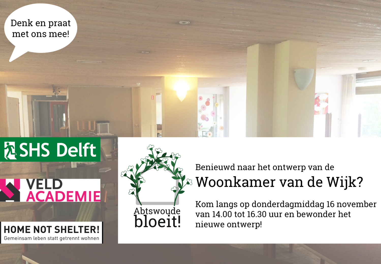 Kijkmiddag ontwerp Woonkamer van de Wijk - Abtswoude bloeit! Kijkmiddag ontwerp Woonkamer van de Wijk - Abtswoude bloeit!